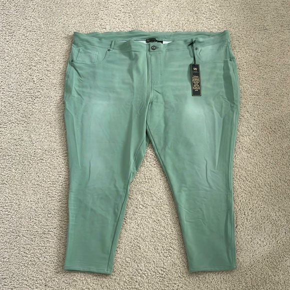 DG2 High Waisted Moss Stretch Jeggings - Picture 2 of 11